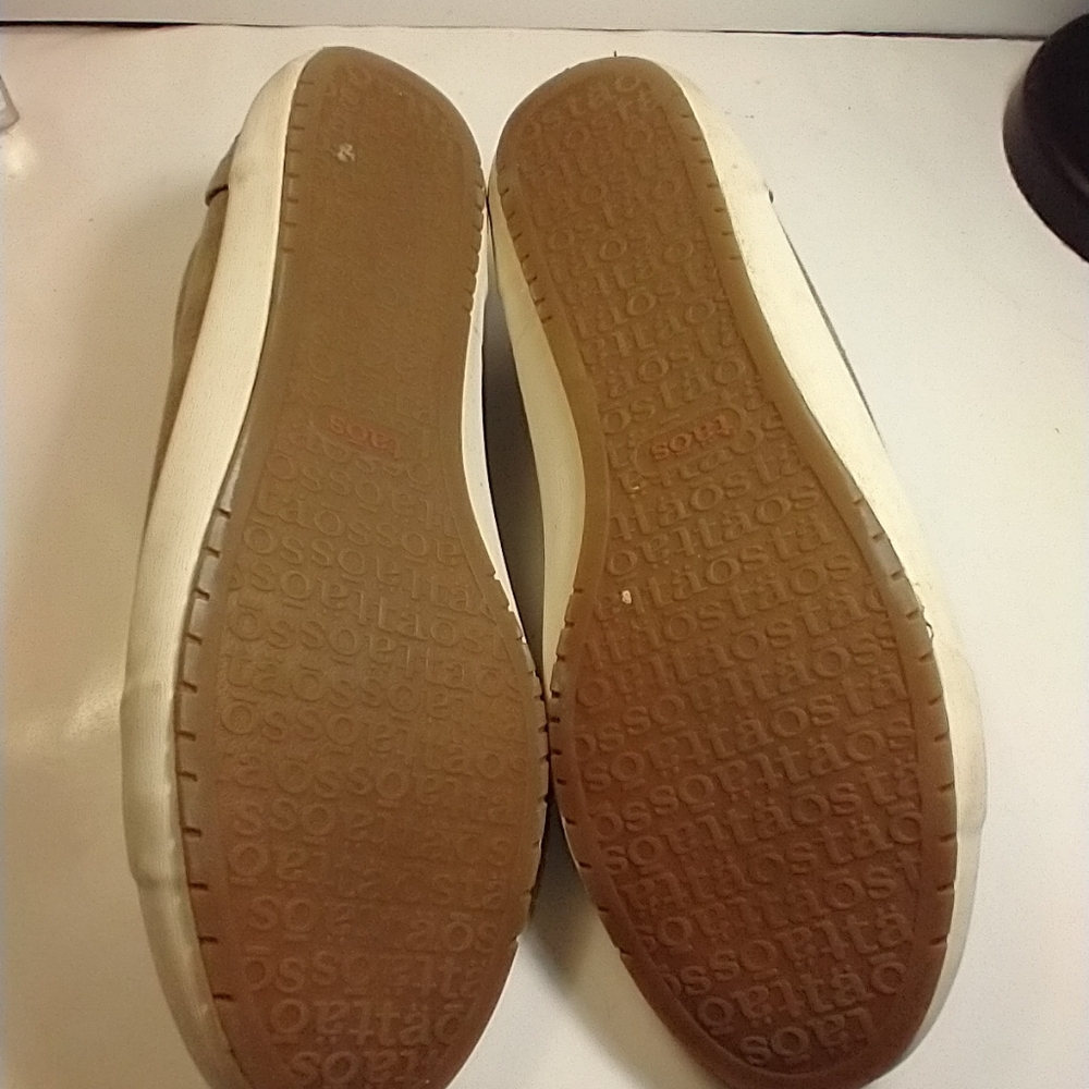 Taos Star Khaki Wash Lace Up Canvas Sneakers Shoes Women's sz 11. - Picture 9 of 11